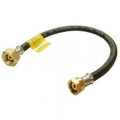 20" Propane Gas Pigtail. Propane Nut x W20